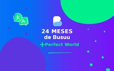 Busuu – 24 Meses de Assinatura + Perfect World